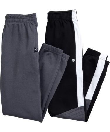 RBX Boys' Active Sweatpants - 2 Pack Red/Grey Jogger Track Pants Size 8 - Buy Online on GoSupps.com