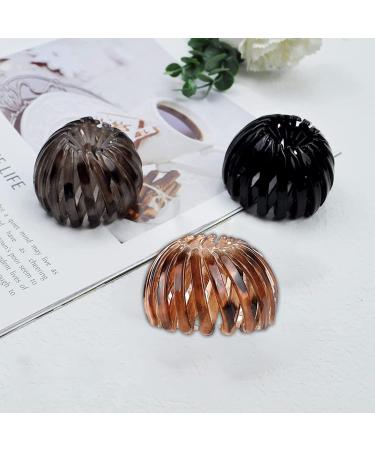 RONGYI Bird Nest Hair Clips Pack of 4 - Versatile Ponytail Hair Pins for Girls in Four Colours - Buy Online on GoSupps.com