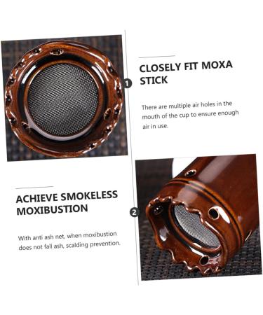 Tovinanna 3-Piece Ceramic Moxibustion Massage Tools Set | Essential Oils & Facial Moxa Stick Burner | Perfect for Relaxation & Wellness - Buy Online on GoSupps.com