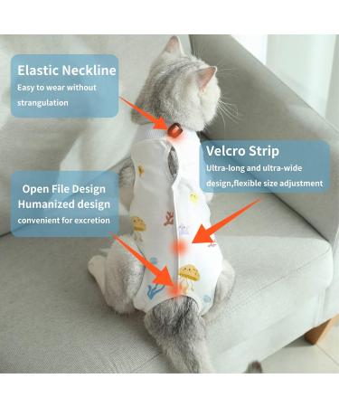 Clrybo Katzenbody - Professional Recovery Suit for Cats & Dogs | Anti-Trim Post-Op Clothing for Belly Wounds & Skin Diseases | Ocean M - Buy Online on GoSupps.com