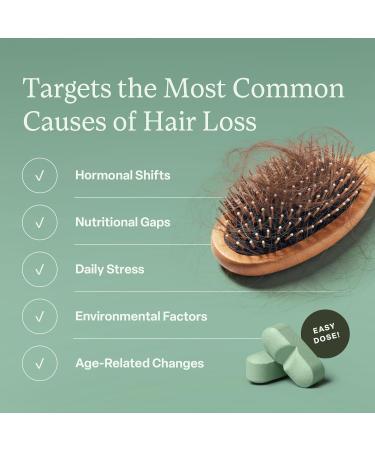 Divi Hair Growth Vitamins for Women and Men - Made with Clean Vegan and Science-Backed Ingredients - Promotes Hair Growth Reduces Shedding Boosts Thickness and Fullness - 30 Day Supply 60 Count 60 Count (1 Month Supply) - Buy Online on GoSupps.com