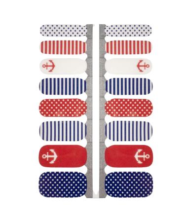 My nails nail foils sample sample i ultra-thin nail polish strips blue/red i self-adhesive premium nail art wraps i adheres to natural and lacquered acrylic gel & shellac nails