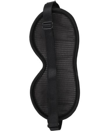 Black Soft Polyester Magnet Blindfold for Comfortable Home Use - Adjustable Size - Buy Online on GoSupps.com