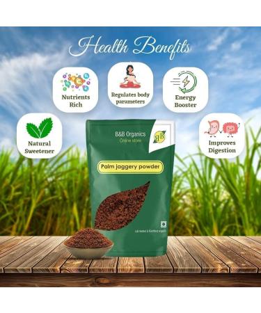 SENTA B&B Organics Palm Jaggery (Karupatti) Powder 1 kg - Buy Online on GoSupps.com