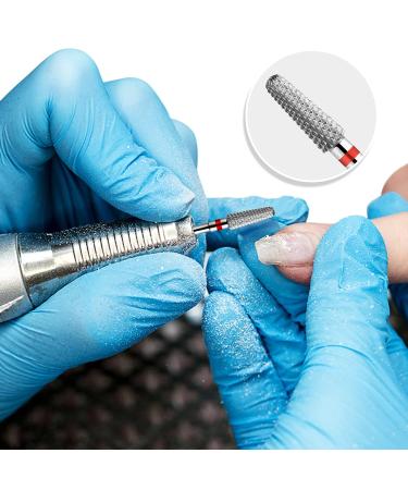 Carbide Nail Drill Bits for Fast & Professional Nail Enhancement Removal - F Fine Silver - Buy Online on GoSupps.com