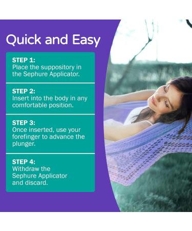 Sephure Easy-to-Use Suppository Applicator for Men & Women - Disposable, 10-Count, Size A2 - Buy Online on GoSupps.com