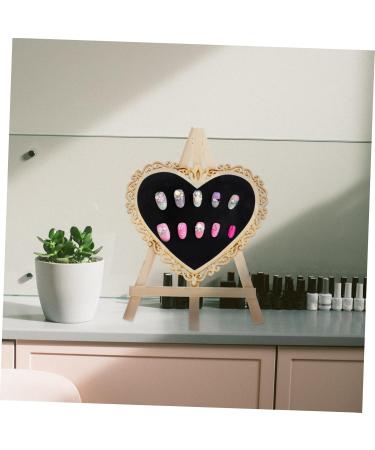 minkissy 1pc Nail Display Board Nail Sample Display Board Finger Nail Tips Holders Nail Art Display Board Practice Manicure Holder Nail Art Showing Board Fingernail Wooden Card Work Desktop 26x18cm Assorted Color - Buy Online on GoSupps.com