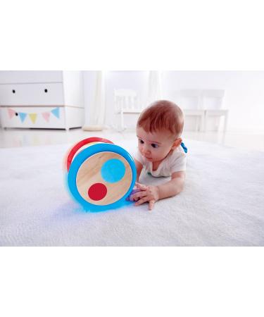 Shop Hape Baby Drum - Rolling Music Toy for Toddlers | Learn Rhythm & Sounds | Battery Operated | 6 Months+ - Buy Online on GoSupps.com