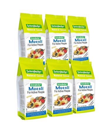 Seitenbacher Muesli Cereal #3  For Active People  Fruit Mix 16 Ounce (Pack of 6) #3 For Active People 16 Ounce (Pack of 6)