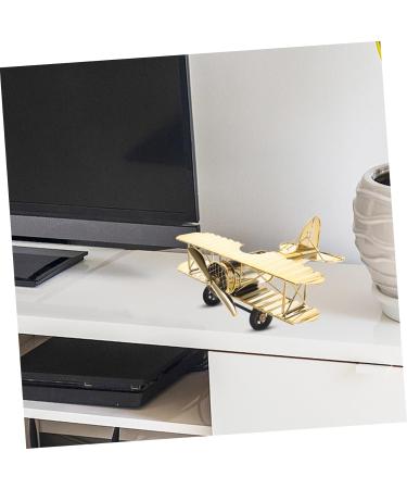 Yardenfun Airplane Model Crafts Home Decor Vintage Decor Retro Decor Metal Craft Plane Adornment Wrought Iron - Buy Online on GoSupps.com