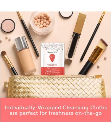 Summer's Eve 5-in-1 Golden Glamour Cleansing Cloths - 16 On-The-Go Individually Wrapped Wipes - Buy Online on GoSupps.com