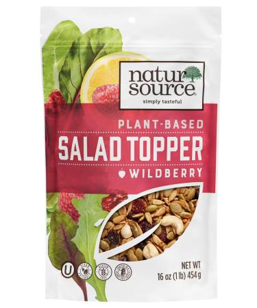 naturSource Wildberry Plant Based Gluten Free Salad Topper 16 oz Re-Sealable Pack