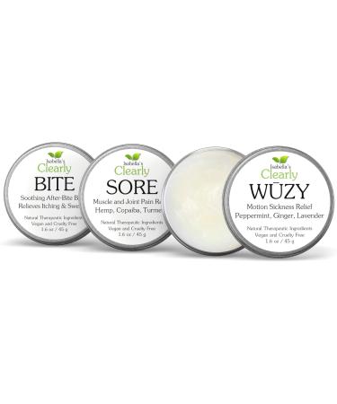 Clearly W ZY Aromatherapy Rub | Natural Motion Sickness Relief for Travel & Pregnancy | Ginger Peppermint Lavender | Made in the USA - Buy Online on GoSupps.com