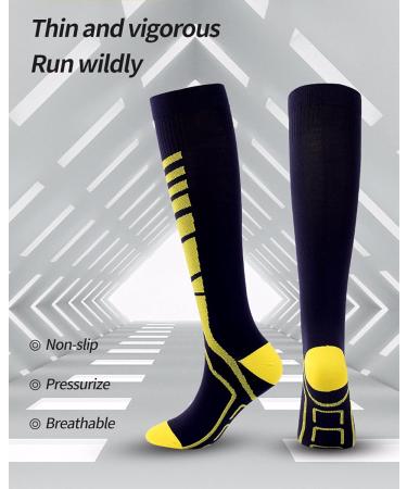 Buy WSC Compression Stockings (3 Pairs) 10-20 mmHg - Sports Socks for Men & Women Closed Toes - Ideal for Long Hours of Standing - S/M Size - Buy Online on GoSupps.com