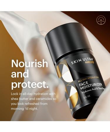 MANSCAPED Skin Ultra Face Moisturizer - Men's Daily Hydrating Skincare Lotion Infused with Hyaluronic Acid Vitamin E & Shea Butter Non-Greasy Fast Absorbing 2 fl oz 2 Fl Oz (Pack of 1) - Buy Online on GoSupps.com