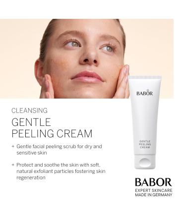 Babor Gentle Peeling Cream - Vegan Facial Exfoliator for All Skin Types | Mild Peeling & Care Prep | 50ml - Buy Online on GoSupps.com
