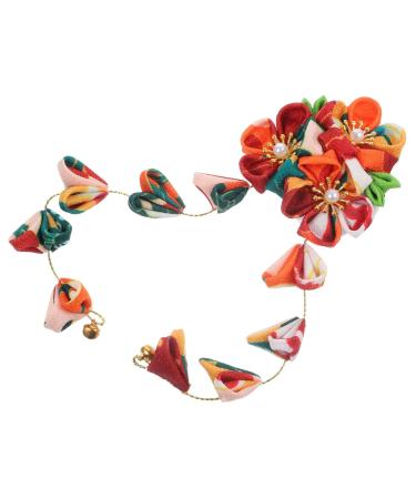 Girls Barrettes for Hair Bridal Hair Accessories Girls Hair Clips Bridal Hair Clip Yellow Hair Clip Girls Hair Accessories Small Hair Clips Cute Hair Pin Wedding Bride Japan Fabric