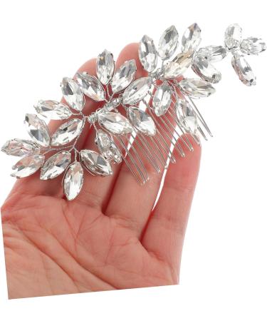 SOESFOUFU Crystal Hair Accessories Bride Hair Side Comb Rhinestone Hair Comb for Bridal Wedding Hair Comb for Bridal Sparkly Hair Comb Decorative Hair Comb Bride Hair Accessories - Buy Online on GoSupps.com