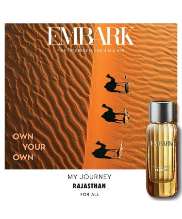 AARVVINTA CRAFT My Journey Rajasthan Liquid Spicy Perfume For Men & Women Unisex Premium Fragrance Eau De Parfum - 100 Ml - Buy Online on GoSupps.com