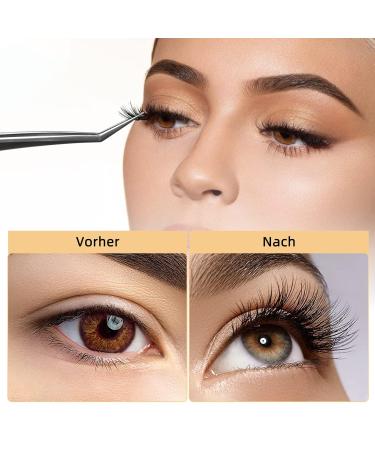 QueWel Cluster Lashes - 240 Pieces of 0.07D Curl DIY Eyelash Extensions (8-14mm Mix) for Natural Look - Single Cluster Eyelashes - Buy Online on GoSupps.com