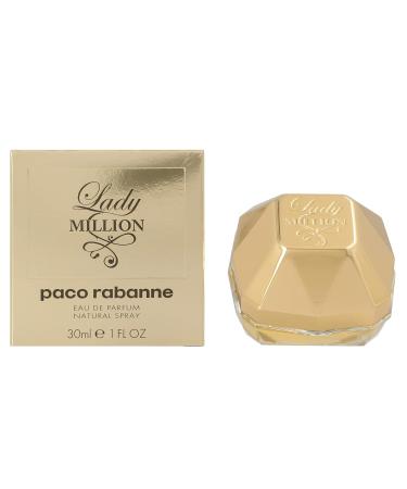 Paco Rabanne Lady Million Fragrance For Women - Warm And Spicy Scent - Notes Of Jasmine And Orange Blossom - Lasting Aroma - Seductive And Sweet - Sensual Fragrance - Edp Spray - 1 Oz 1 Fl Oz (Pack of 1) - Buy Online on GoSupps.com