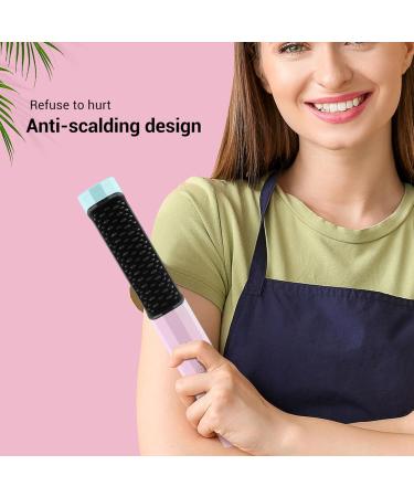 Portable Cordless Hair Straightener Brush | 3 Temp Settings Auto-Off & Anti-Scald | Ideal for Women | International Shipping Available - Buy Online on GoSupps.com