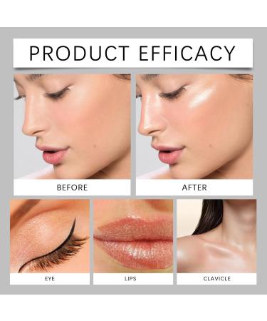  Aicocodida Glitter Face Oil Long Lasting Shiny Cheek Makeup Body Glow Shimmer Lotion 30ml (Rose Gold) - Buy Online on GoSupps.com