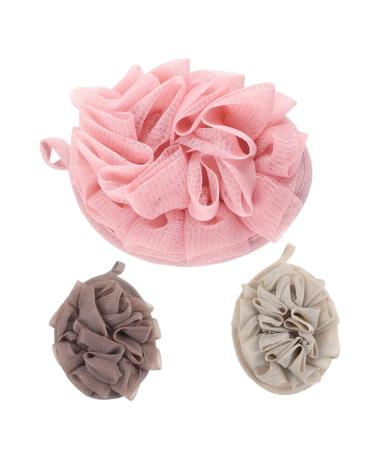 Beaupretty 3pcs Bath Ball Shower Scrubber for Body Bath Towel Cleaning Ball Body Cleaning Scrubber Shower Loofah Shower Scrubber Ball Bath Cleaning Scrubber Bath Skin Scrubber Body Loofah