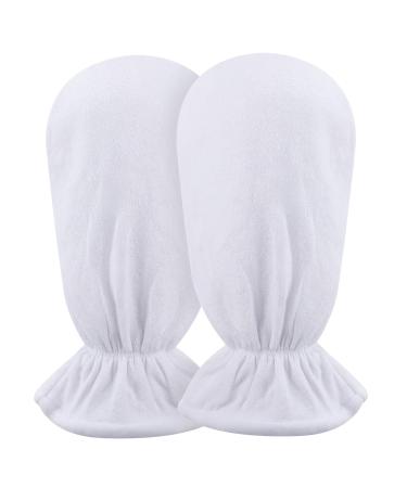 Paraffine mitaines Segbeauty Grandes paraffiniques chauffants moufles main SPA pour les femmes Gants de cire chaude th rapie traitement thermique mains la paraffine SPA Therabath chaud cire L Blanc