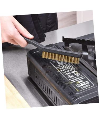 6-Part Wire Handle Brush Set - Bird Cage & Cleaning Tool - Mini Scratch Brushes - Antistatic 21.5x2.4cm Black - Buy Online on GoSupps.com