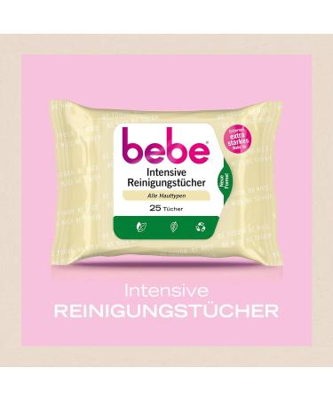 BEBE Intensive Cleaning Towels - Vegan Makeup Towels (6x25) with Natural Jojoba Oil - 100% Vegetable Fiber for All Skin Types - International Shipping Available - Buy Online on GoSupps.com