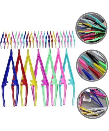 Healeved 150 STK Eyebrow Tweezers & Accessories Set - Plastic Tools for Women | Eyelash & Hair Kit - Buy Online on GoSupps.com