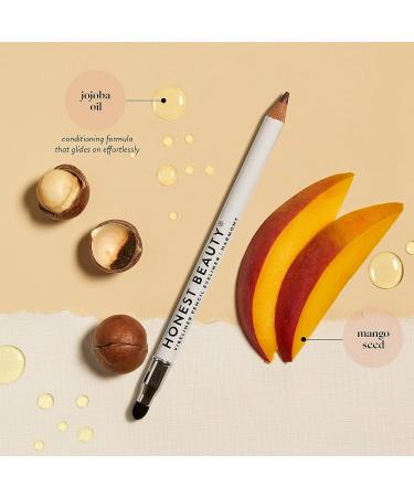 Honest Beauty Vibeliner Pencil Eyeliner in Harmony Bronze - 0.038 oz | Infused with Jojoba, Meadowfoam & Macadamia Nut Oils - Buy Online on GoSupps.com