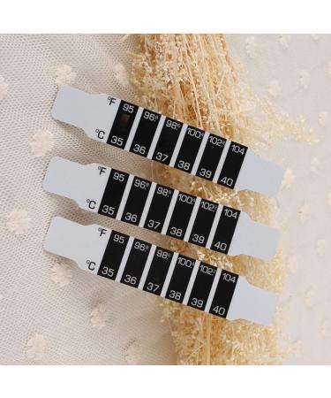 iFundom Temperature Strips 10PCS - Quick Read Forehead Strips for Fever Checking in Infants, Babies, Toddlers, Kids, and Adults - Reusable Travel Essential - Buy Online on GoSupps.com
