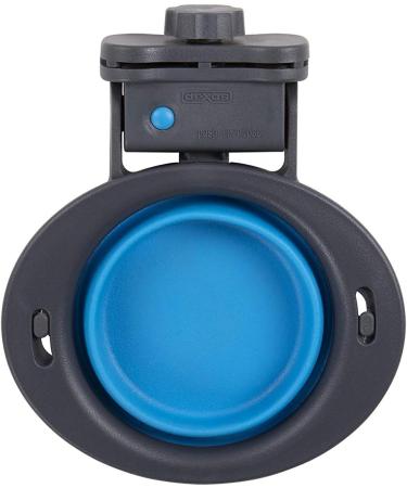 Dexas Collapsible Kennel Bowl - 1 Cup Pro Blue | Portable Pet Bowl Travel Accessory S Size - Buy Online on GoSupps.com