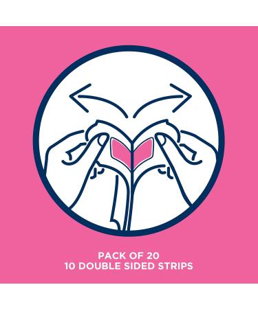 Veet Wax Strips for Legs & Body - 20s Pack for Normal Skin - Buy Online on GoSupps.com