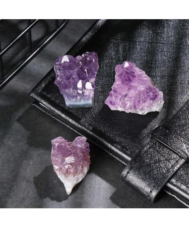 Home 10-20g Natural Purple Brazilian Amethyst Quartz Crystal Cluster Stones Specimen Home Decor Crafts Ornament Crystal Cluster (Color : 5pcs) - Buy Online on GoSupps.com