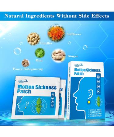 Hionfurt Motion Sickness Patches - 16 Count | Fast-Acting Relief for Nausea and Motion Sickness - Buy Online on GoSupps.com