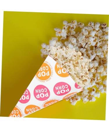 Healeved 100 Pcs Popcorn Bag Popcorn Cone Bags Cone Shaped Bags Candy Treat Bag Mini Treat Bags Cardboard Popcorn Boxes Mini Bags for Favors For Party Paper Child Packing Bag Christmas - Buy Online on GoSupps.com