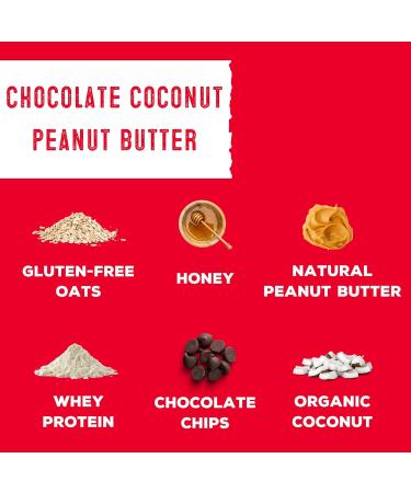 simplyFUEL Whole Food Protein Balls with Probiotics - 12 Balls - Chocolate Coconut Peanut Butter - 9.6 Oz. - Buy Online on GoSupps.com
