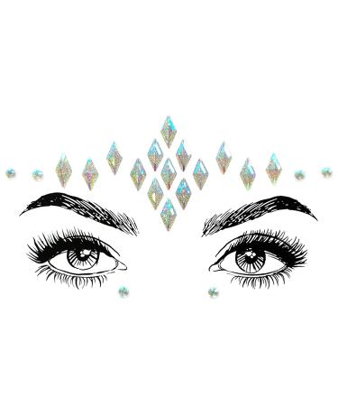 SHINEYES Music Festival Face Jewels Rhinestone Rave Gems - Crystal Birthday Party Stickers & Temporary Tattoos - No.03 - Buy Online on GoSupps.com