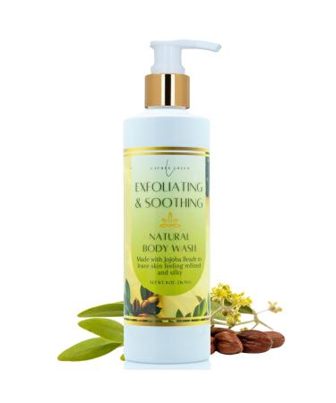 Lather Green - Exfoliating & Soothing Aloe Vera Body Wash for All Ages 8 oz
