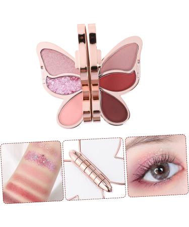 Mipcase 1pc Eyeshadow Palette Glitter Eyeshadow Cheek Blusher Useful Foundation Supplies Make up Girl 1 count (Pack of 1) As Shown 4 - Buy Online on GoSupps.com