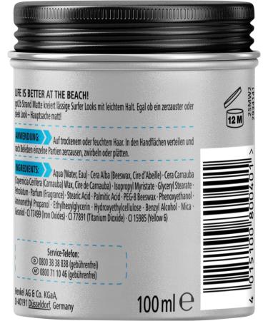 GOT2B Beach Matte Paste 100ml - Surfing Style Styling Paste for Textured Looks | Medium Hold | 6 Pack - Buy Online on GoSupps.com