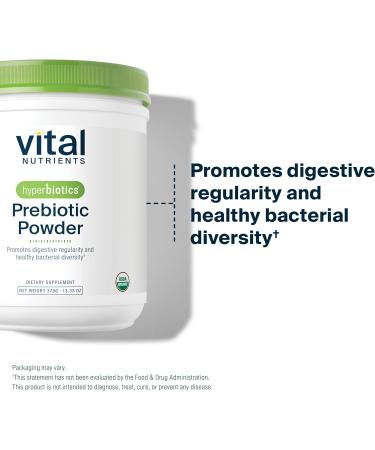 Hyperbiotics Vital Nutrients Organic Prebiotic Fiber Powder | Supports Gut Health and Digestive Regularity - Vegan Organic Fiber Powder | 54 Servings - Buy Online on GoSupps.com