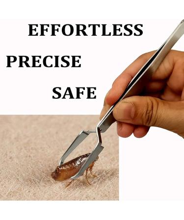 Saizone Tick Pliers - Premium Stainless Steel Tweezers for Ticks in Humans Dogs Cats & Pets - Reliable Versatile with Holster - Buy Online on GoSupps.com