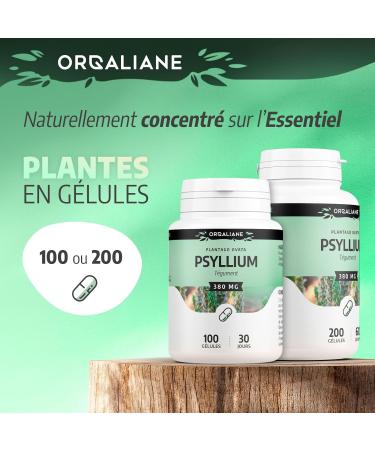 Psyllium Blond integuments 380 mg - 200 capsules - Buy Online on GoSupps.com
