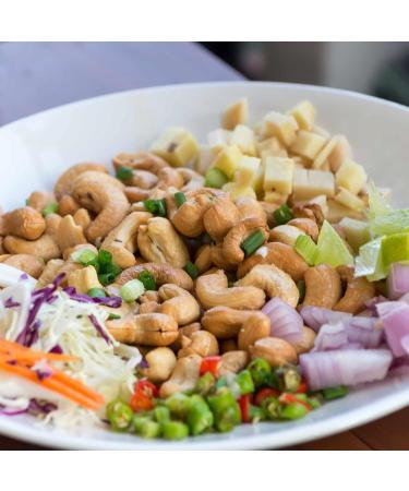 Whole Raw Cashews Premium Quality Non-GMO Gluten-Free Naturally Sweet and Buttery Nuts for Snacking Cooking and Baking No Additives or Preservatives (454g) - Buy Online on GoSupps.com