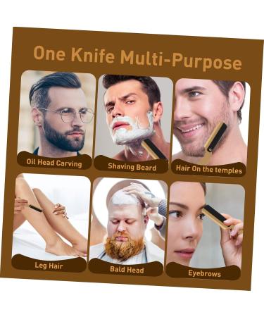 Minkissy 2-Stage Manual Beard Trimmer | Ergonomic Stainless Steel Hairdressing Tool - Double Ring Shaving Barbershop Quality - Buy Online on GoSupps.com
