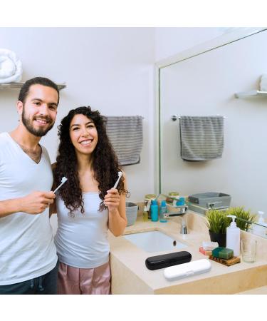 Buy Sitarcmin Electric Toothbrush Travel Case - Portable Box for Travel & Outdoor | Black & White | 2 Pieces - Buy Online on GoSupps.com